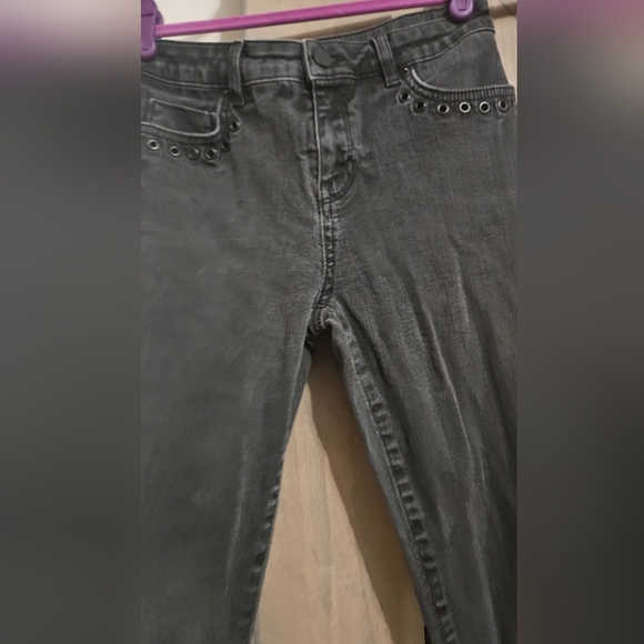 GERARD DERAL Washed Black straight leg jeans. Size 8 US - Picture 6 of 10